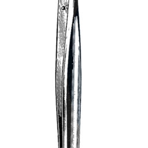 Cushing Forceps, Straight, Serrated Tips, 7" (17.5 cm)
