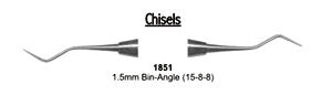 Chisels 1.5mm Bin Angle Tactile Handle