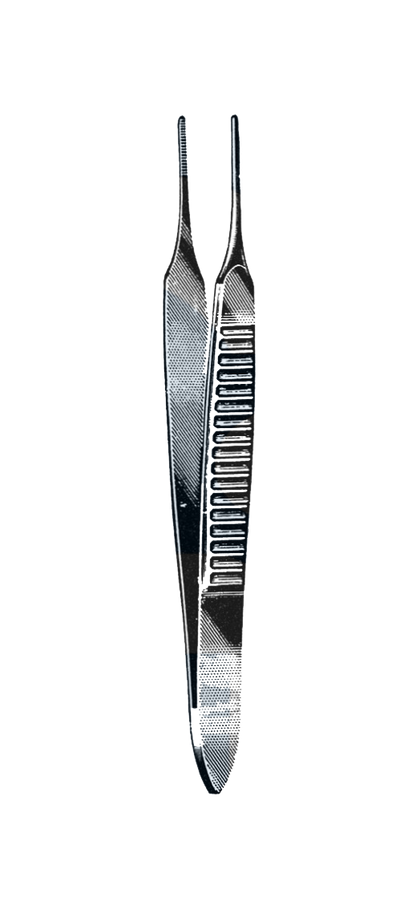 Graefe Forceps, Straight, Serrated Tips 2 1/2" (6.5 cm)