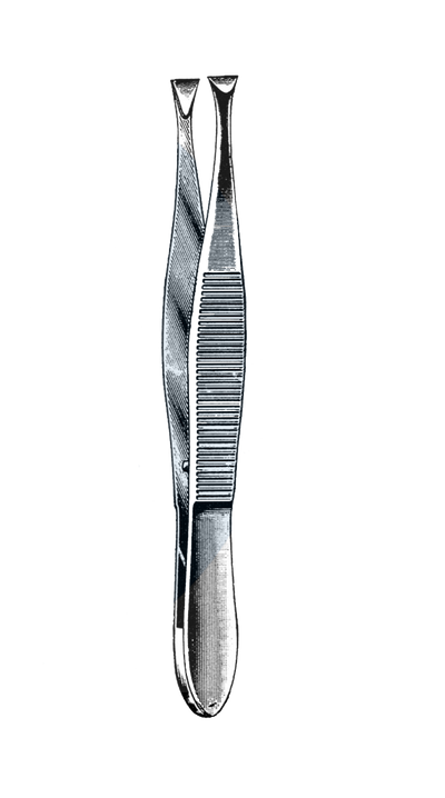 Littauer Cilia Forceps, Plain 3 1/2" (9 cm)