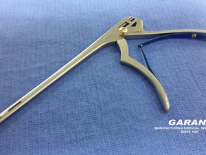 Kerrison Rongeurs Bite Size 4MM 45 Degree Up Bite 8" Shaft, Push Button