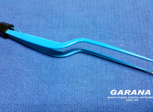 European Bayonet Irrigation Bipolar Forceps Size 20 cm Tip Size 1.5mm