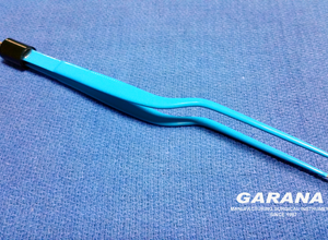 Bipolar Bayonet Forceps Autoclavable Reusable Size 20cm Tip Size 1.5mm