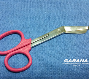 Lister Bandage Scissor 5.5" Plastic Ring Magenta Color