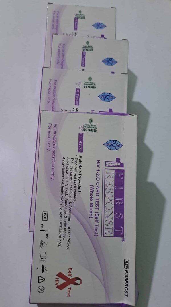 5 x HIV 1-2-0 Self-Test Kits