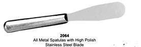 Cement Spatulas All metal Spatulas with high polish stainless steel blade.