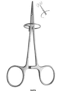 Crown & Bridge Holding Forceps with Support RIng