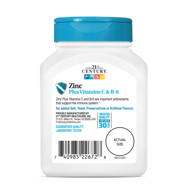 Zinc Plus Vitamins C & B6 Chewable
