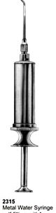 Metal Water Syringes Self Filling with 1 Cannula Lure Lock