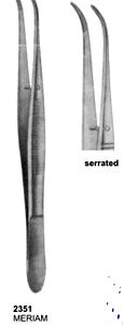 Dental Tweezers Meriam 16cm Serrated C