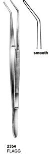 Dental Tweezers Flagg 16cm Smooth