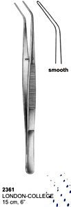 Dental Tweezers London College 15cm Serrated B