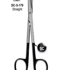 Metzenbaum Super Cut Scissor Straight 14cm with Black Color Rings