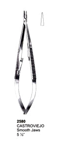 Needle Holders Castroviejo Smooth Jaws 5-1/2"