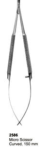 Micro Scissor Curved 150mm