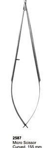 Micro Scissor Curved 155mm