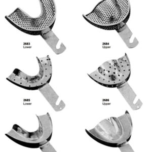 Impression Trays English Pattern Set of 06 Pieces