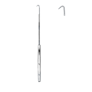 Emmett Uterine Tenaculum Hook, 9" (23 cm) # 2, Acute Angle