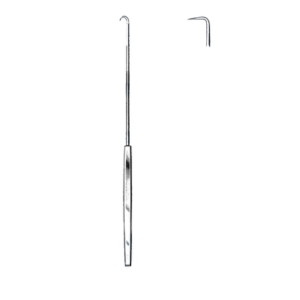 Emmett Uterine Tenaculum Hook, 9" (23 cm) # 3, Right Angle
