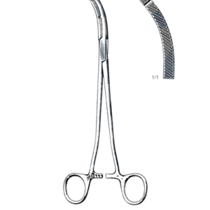 Heaney Hysterectomy Forceps, Single Groove 8 1/4" (21 cm)
