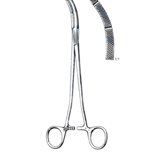 Heaney Hysterectomy Forceps, Double Groove 8 1/4" (21 cm)