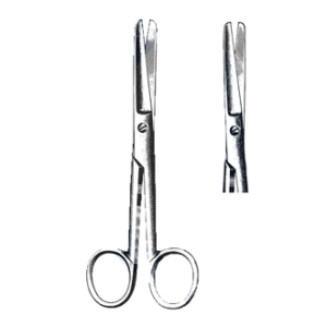 Operating Scissors, Straight, Blunt/Blunt , 4 1/2" (11 cm)