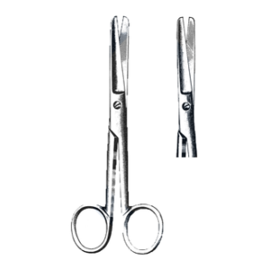 Operating Scissors, Straight, Blunt/Blunt , 5" (12.5 cm)