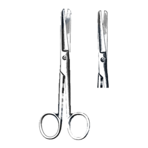 Operating Scissors, Straight, Blunt/Blunt , 5 1/2" (14 cm)
