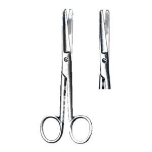 Operating Scissors, Straight, Blunt/Blunt , 6 1/2" (16.5 cm)