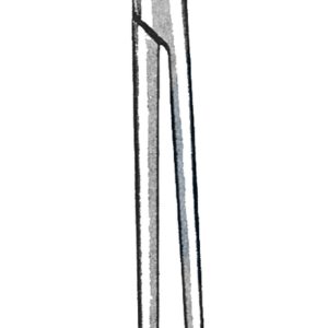 Mayo Dissecting Scissors, Straight, 6 3/4" (17 cm)
