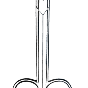 Collar And Crown Scissors, Straight 4" (10 cm)