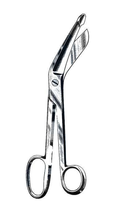 Lister Bandage Scissors 8" W/One Large Ring (20 cm)