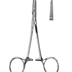 Halstead Mosquito Forceps Straight, 1x2 Teeth, 5" (12.5 cm)