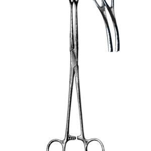 Foerster Sponge Forceps, Serrated, Curved 7" (18 cm)