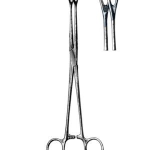 Foerster Sponge Forceps, Serrated, Straight 9 1/2" (24 cm)
