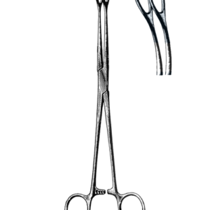Foerster Sponge Forceps, Smooth, Curved 9 1/2" (24 cm)