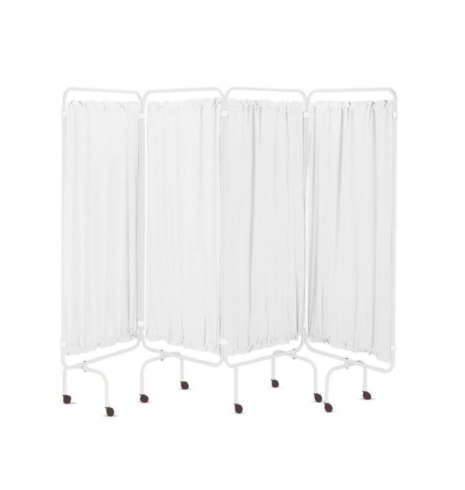 5 fold Mobile bedscreen Epoxy powder coated