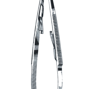 Castroviejo Needle Holder, Curved, W/Catch Smooth 5 1/2" (14 cm)