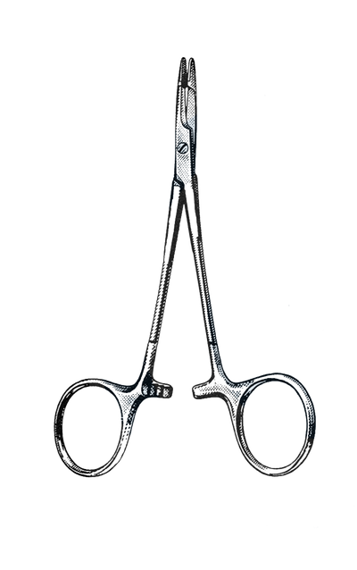 Olsen-Hegar Needle Holder, Baby, Delicate 4 3/4" (12 cm)
