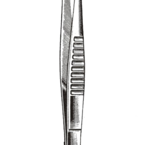 Dressing Forceps, Delicate, Serrated Tips 10" (25 cm)