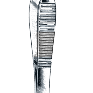 Hudson-Ewald Forceps, Serrated Tips 4 3/4" (12 cm)