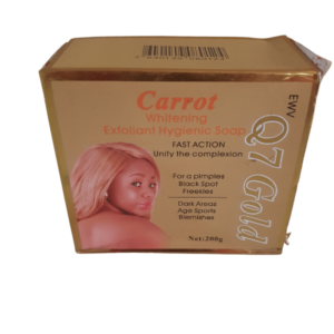 Carrot Whitening Exfoliant Soap ( Q7 Gold) ? 200g