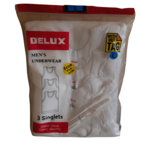 Delux Men Underwear ? 3 singlets+1 free pen