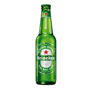 Bottle of Heineken drink 5%vol-33cl