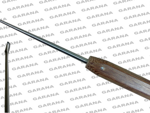Halle Bone Curette Fiber Handle Backward Straight 6x9 MM BS 1 Orthopedic Surgical Instruments