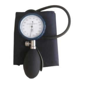 Blood Pressure Meter Aneroid Palm ABS Gauge ? Blue