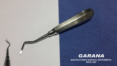 Heidbrink Root Tip Elevator ELE7603 Right, Curved, Pointed