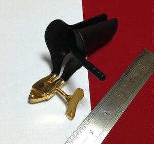 Collin Vaginal Speculum Premium Grade Black & Gold Plated Small 3" x 1.25" W/Tube