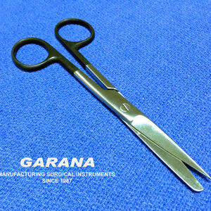 Operating Scissor SH/BL 14.5 cm Straight Black Rings