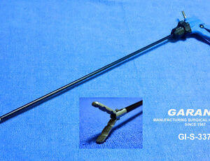 Double Cup Fundus Maxi Grasper 22MM Double Action, Insulated Shaft Size 33CM Monopolar 5MM